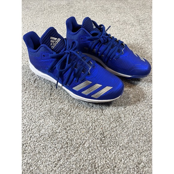 Adidas Adizero Metal Baseball Cleats Blue 125067440 Mens‎ Size 7.5 main image 6